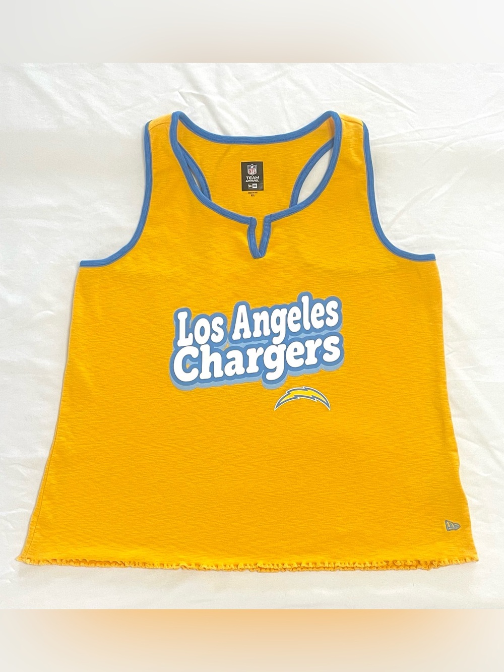 Los Angeles Chargers NFL Football Tank Top by Team Apparel Women’s XXL